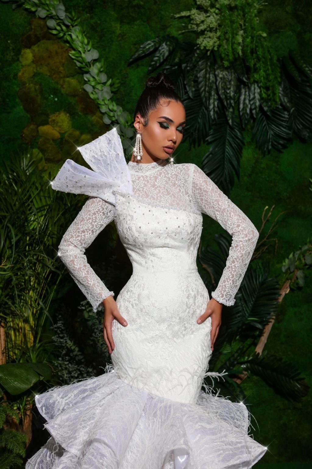 Lace Mermaid Bridal Gown