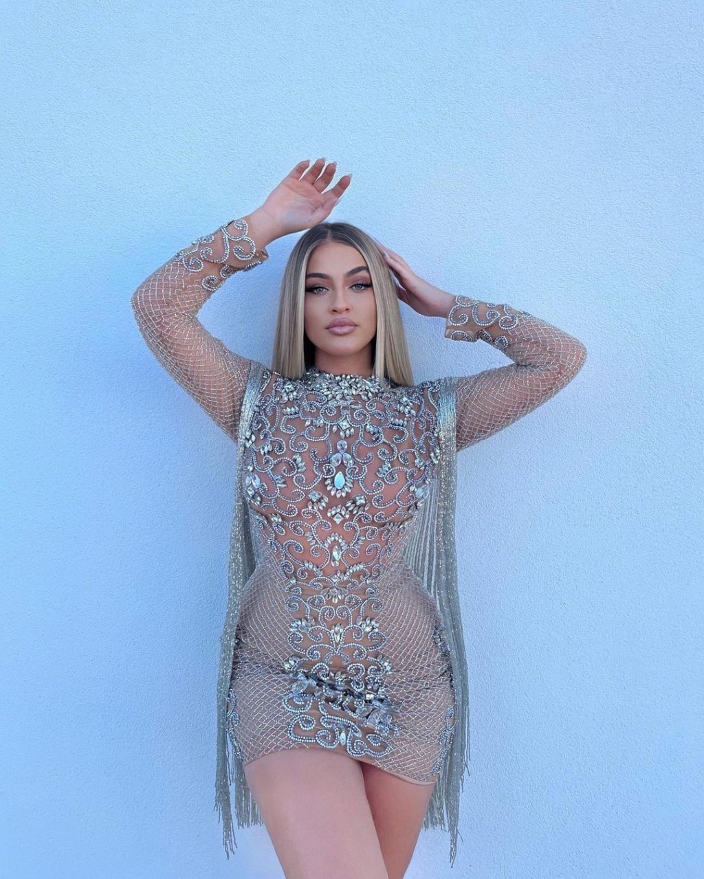 Silver Tassel Dress