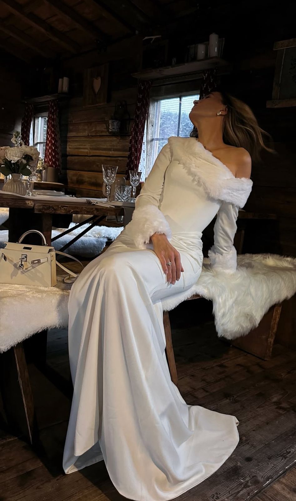 Lena Terlutter - White Asymmetrical Dress