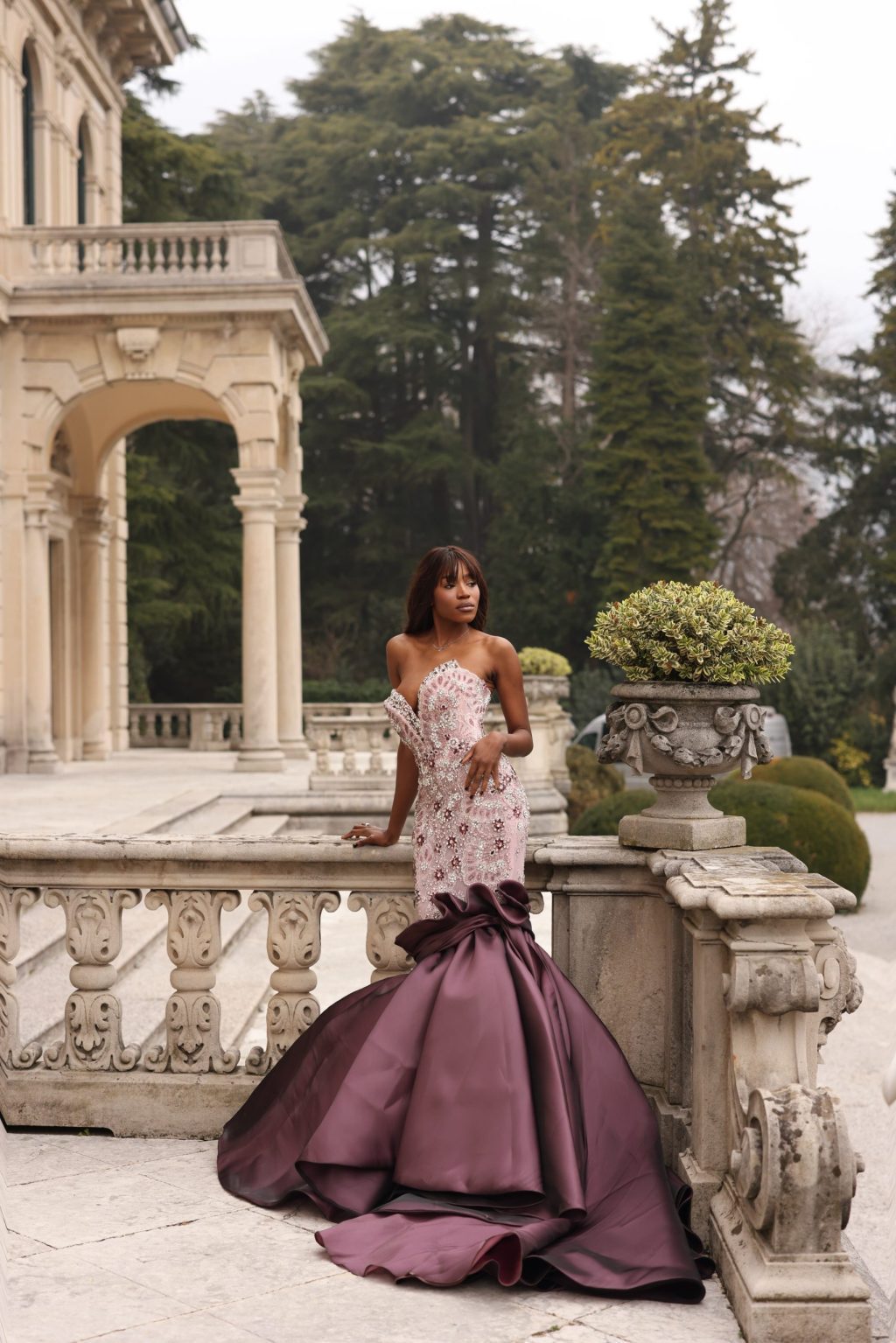 Luziana - Crystal Mermaid Gown