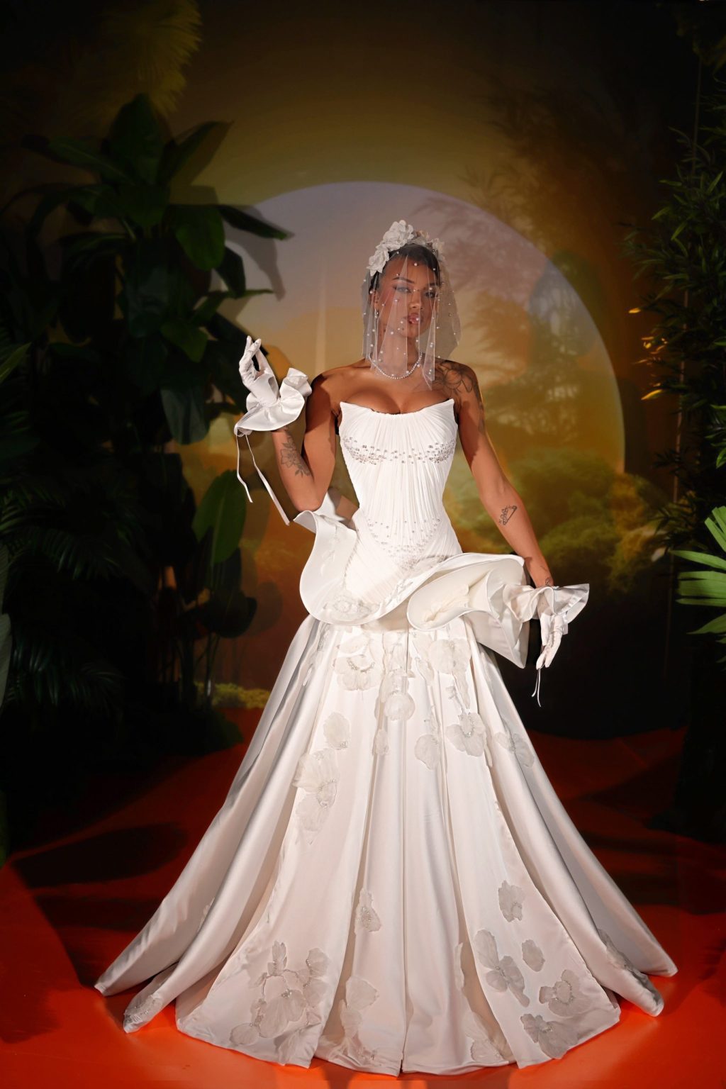 Ella - Structured Pleated Bridal Gown