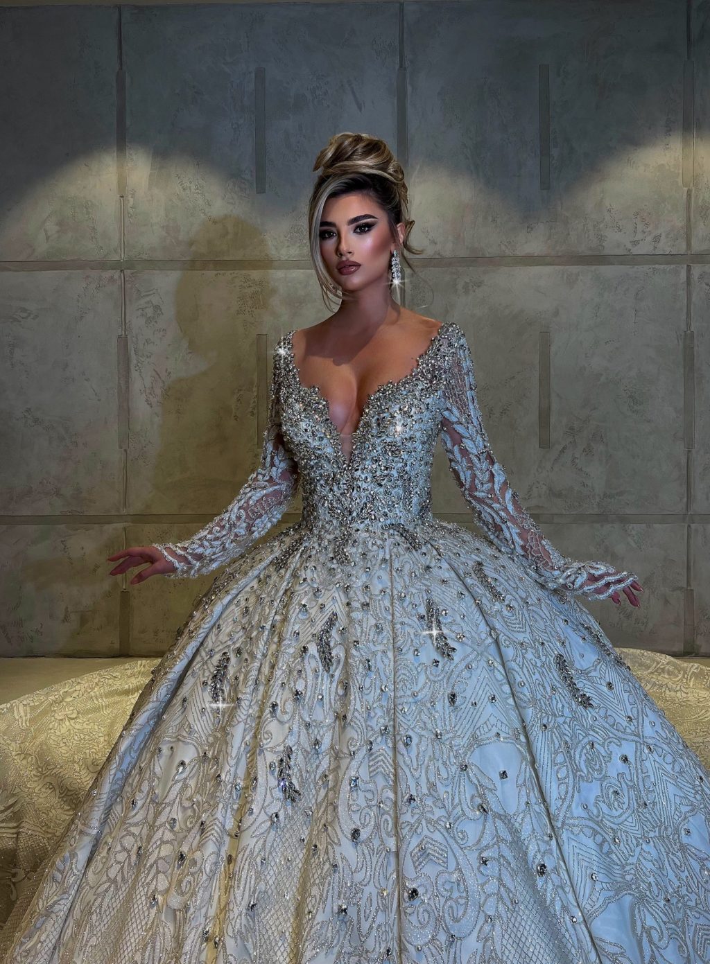 THESSALY-beads embellishments bridal gown