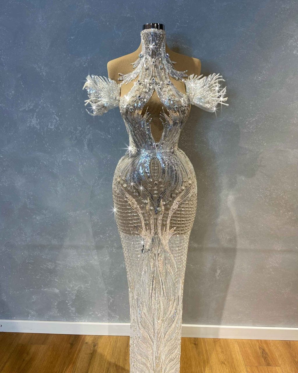 Halter Neck Wedding Dress